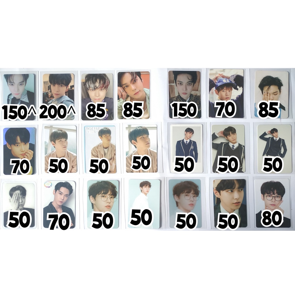 [READY STOCK] PHOTOCARD PC DOYOUNG NCT SUPERHUMAN KIHNO TFR 2ND PLAYER STICKY STICKER A B FAVORITE T