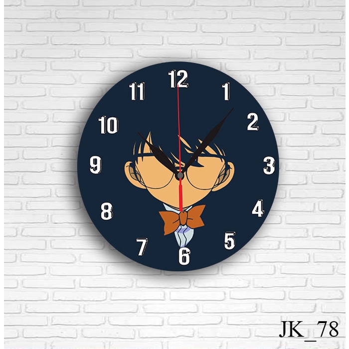 Jam Dinding Karakter Detective Conan Pajangan Dinding Anime Jam Karakter JK78