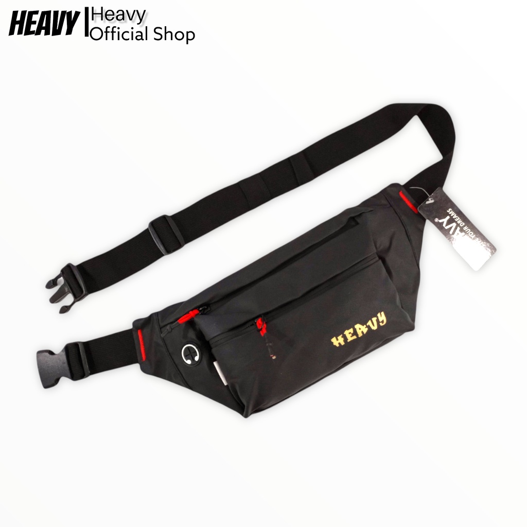 Heavy Official Shop . Tas Pinggang Waistbag Pria Heavy Original | Tas Selempang Pria Casual
