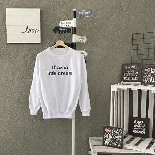 Nara Grosir - I Have Little Dream Sweater | Fashion Terkini | Sweater Termurah