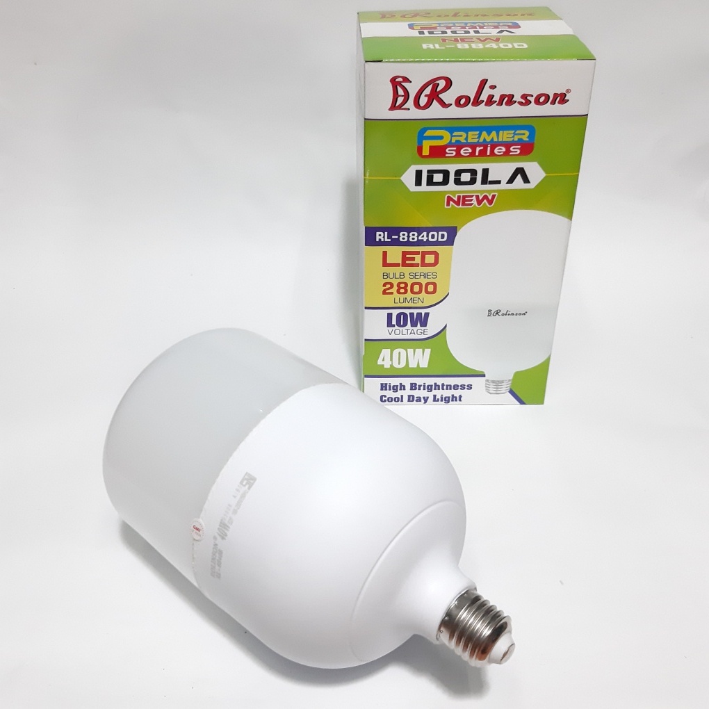 Bohlam Rolinson Jumbo RL-8840D Jenis LED Super Terang Dan Hemat Energy 40 Watt