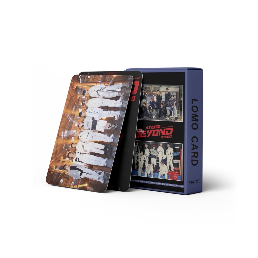 55 Pcs Kartu Lomo Foto Kpop ATEEZ Album Beyond: Zero ROCKY