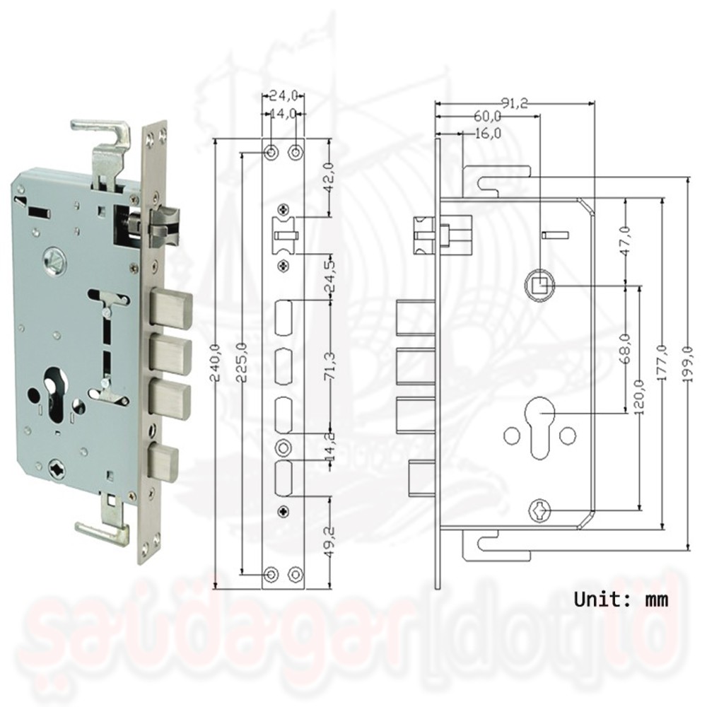 KUNCI PINTU DIGITAL - DIGITAL DOOR LOCK - FACE + FINGERPRINT