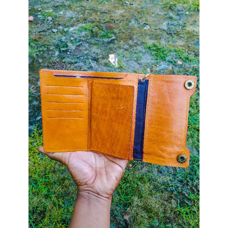 DOMPET KULIT PRIA | MODEL HARLEY | KULIT SAPI