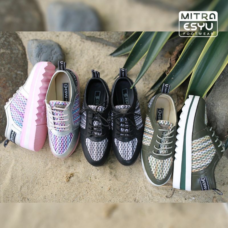 SEPATU WEDGES " ELLMA SERIES" BY ESYU FOOTWEAR