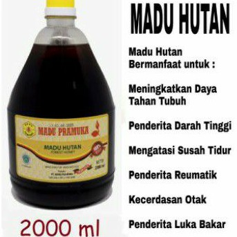 

Madu Pramuka Madu Hutan 2000 ml