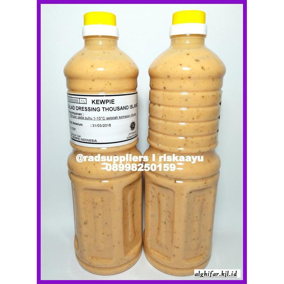 

gnidderdsaus- kewpie salad dressing thousand island 1liter -asliiiiii.