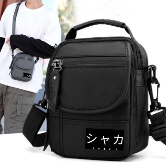Tas Selempang Pria Shaka Multifungsi / Selempang Pria Korea Style