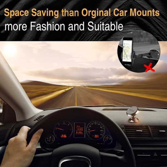 360 Degree Smartphone Car Holder Magnetic - LP120