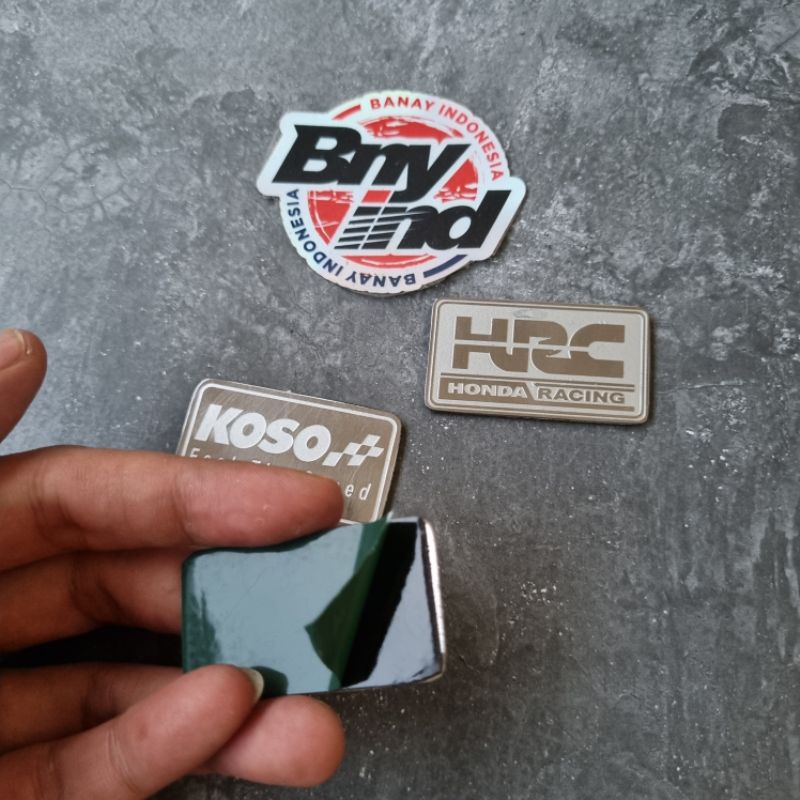 EMBLEM TUTUP SENSOR HONDA VARIO STAINLESS