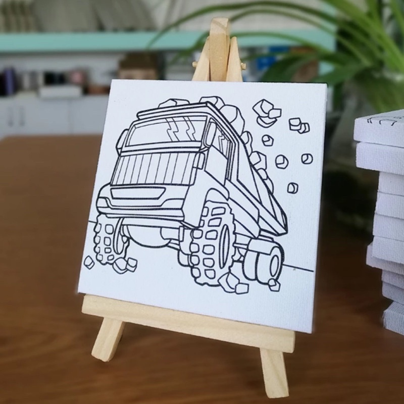 

Kanvas Lukis Canvas LUkis Media Lukis 20x20 20x30 cm Sketsa Gambar sperti Paint By Number