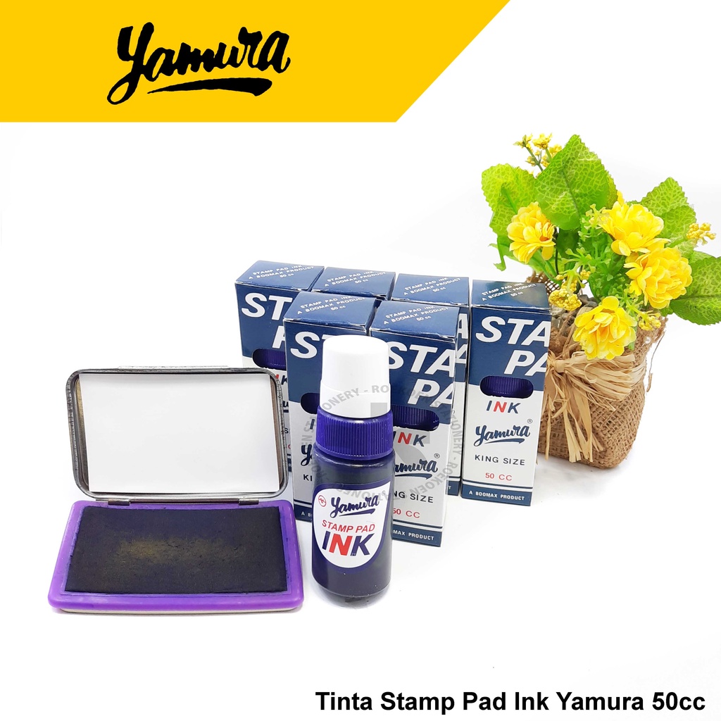 

Yamura Tinta Stamp Pad Ink 50cc -Refill Stempel Botol