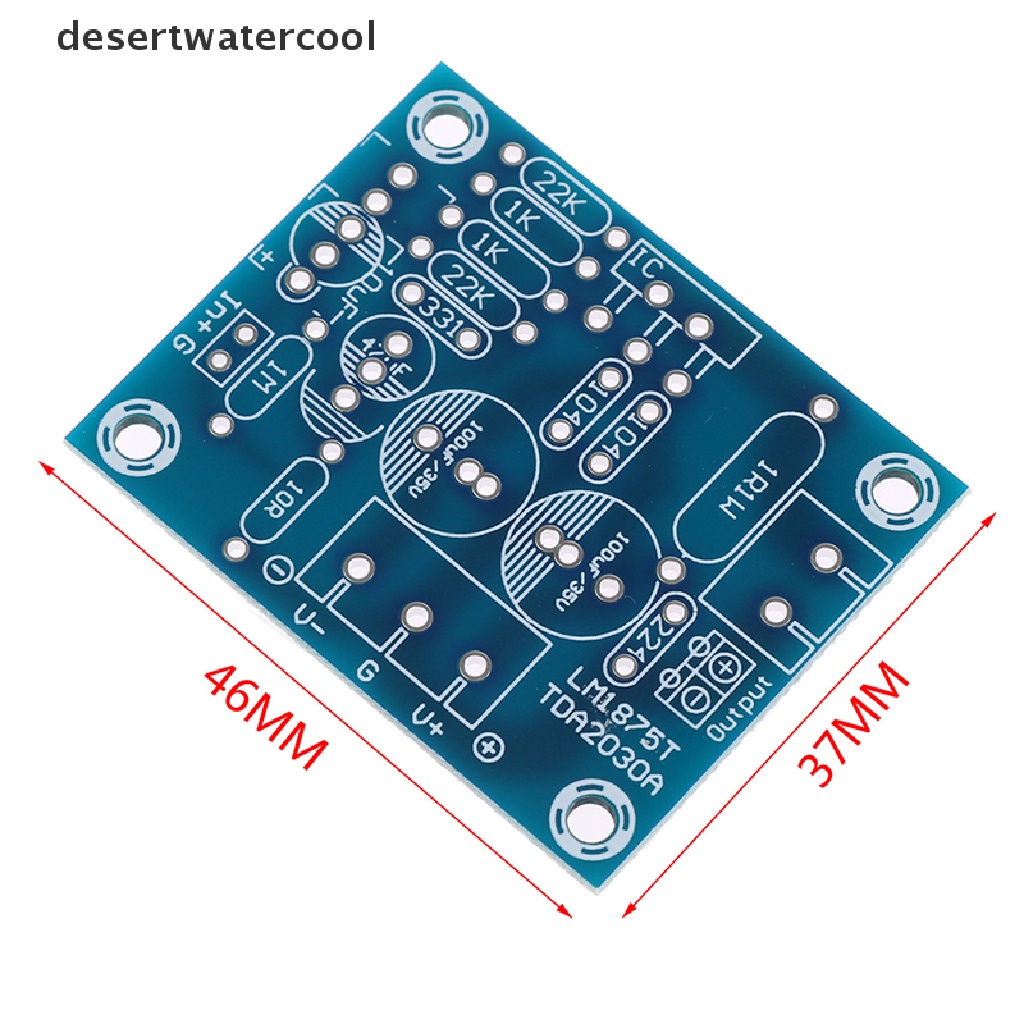 Deid Lm1875T Papan Pcb Power Amplifier Mono 30w Diy Lm1875