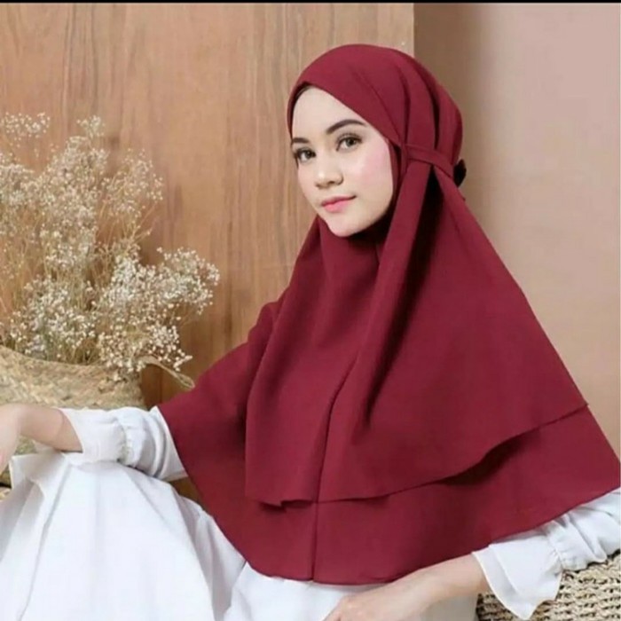 Bergo 2 Layer ceruty babydoll / premium