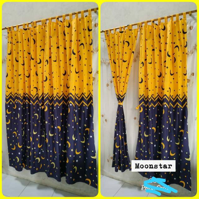 KUP - COD MURAH GORDEN TALI PONI PINTU - GORDEN PINTU MOTIF BUNGA