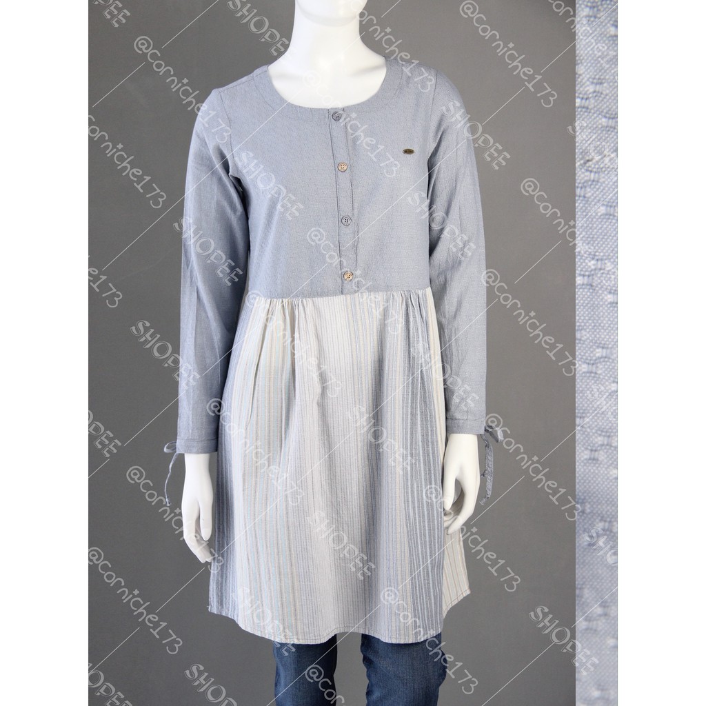 Corniche Marita Blouse Biru - TW501410