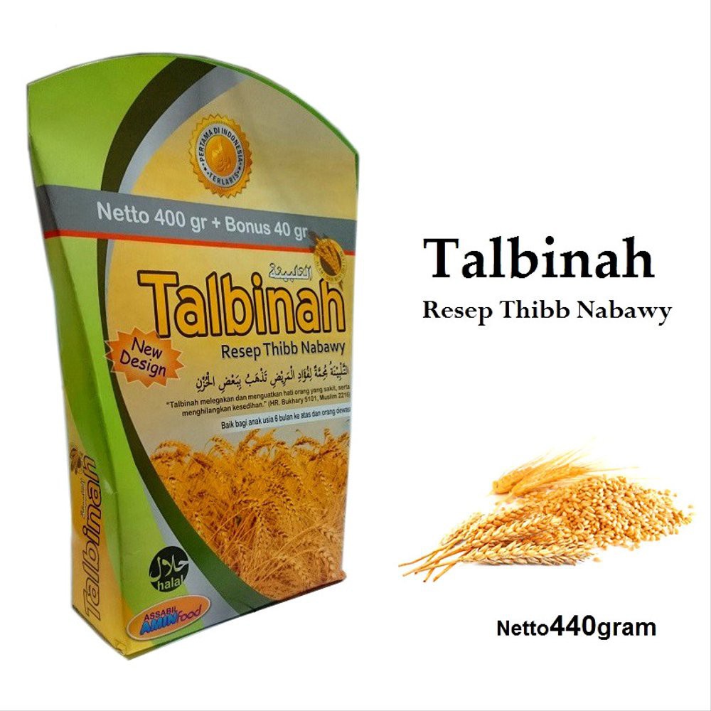 

Talbinah Resep Thibb Nabawy 400+40 gram Tepung Gandum Talbinah Original
