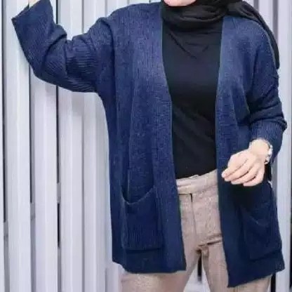 Kardigan Loccy Basic Outer-Navy
