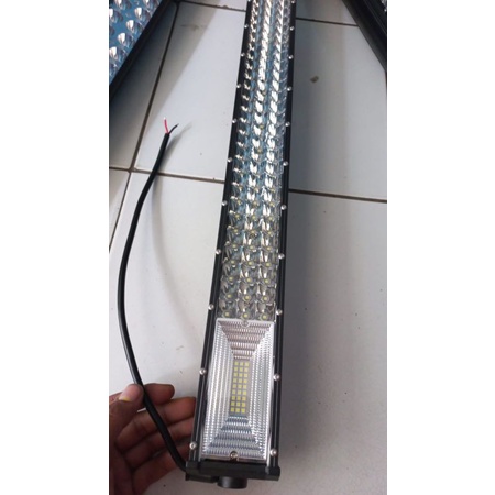 LED BAR 120 W 60 dan 105 CM OFFROAD LIGHT BAR WATERFROP LED Osram