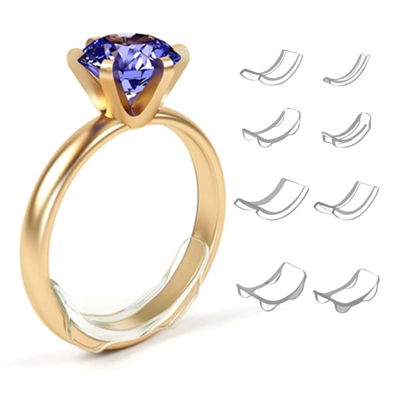 Pengganjal Cincin bahan Silikon Transparan Ring Size Adjuster Reducer Size (Pengecil Cincin supaya tidak longgar)