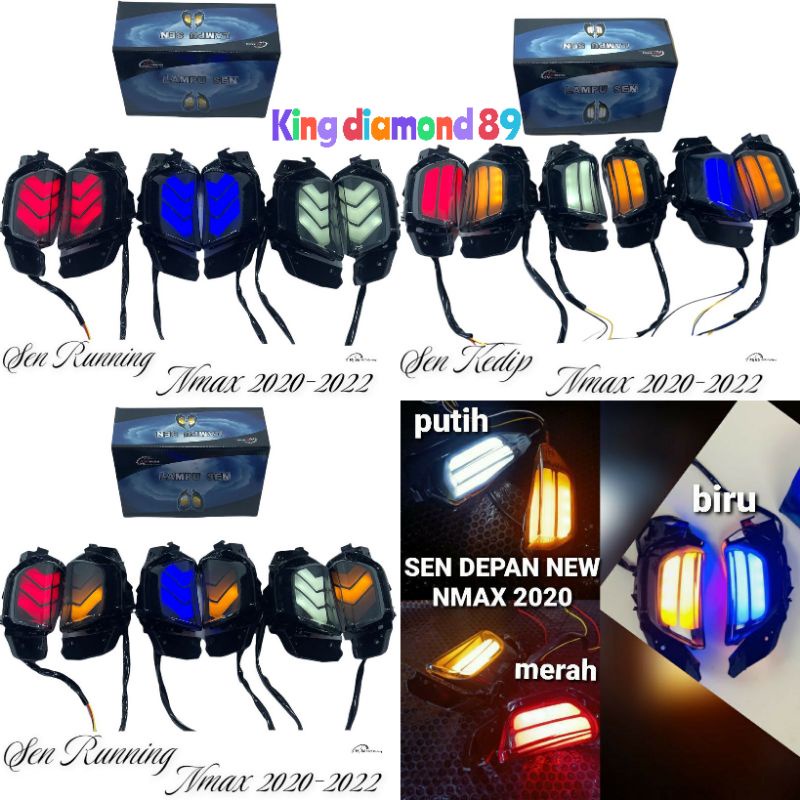 Sen Nmax 2020-2022 Lampu sen Depan Nmax 2020-2022 Akai racing original