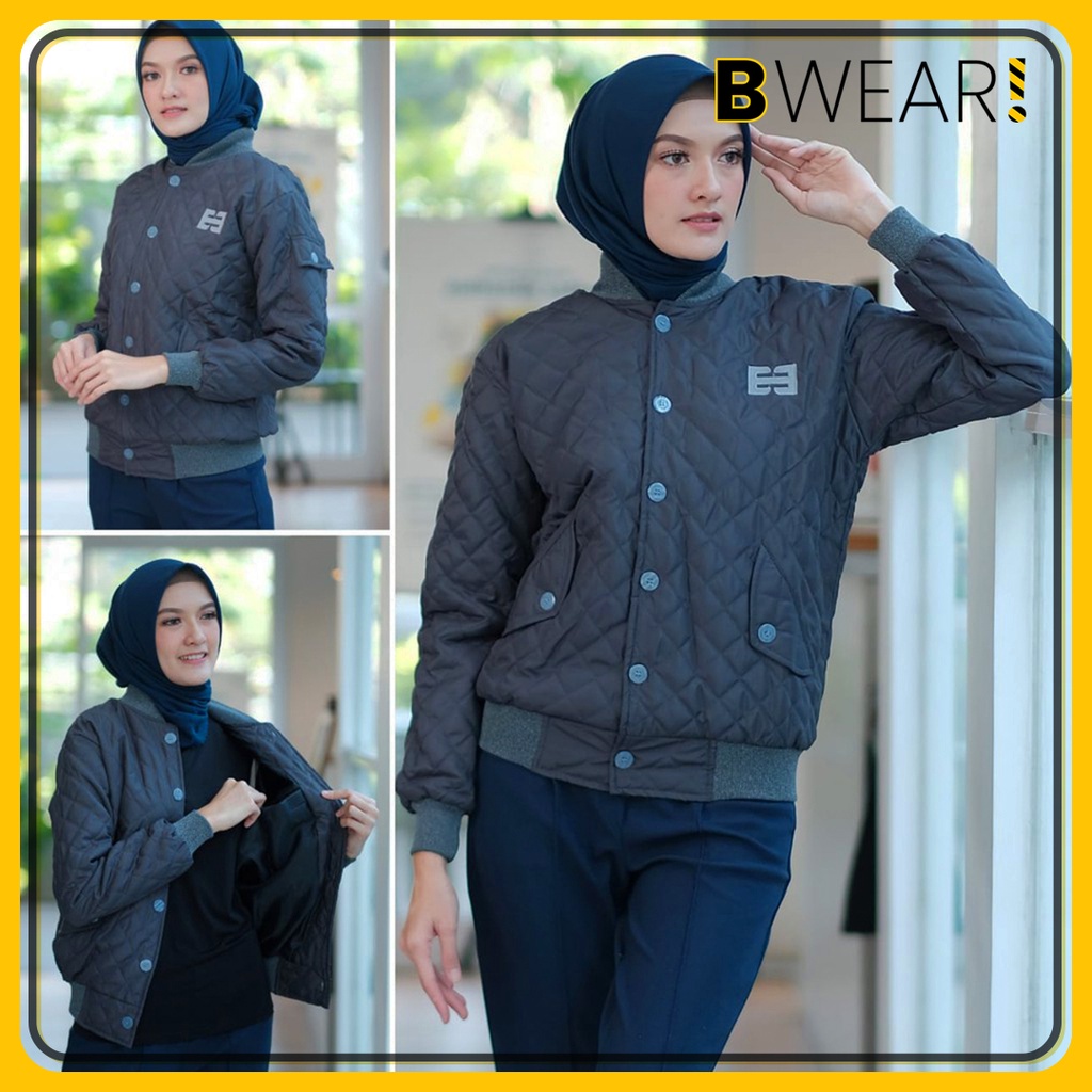Jaket Wanita Kekinian Korea Hijab Muslimah Elzanteri Simplicity