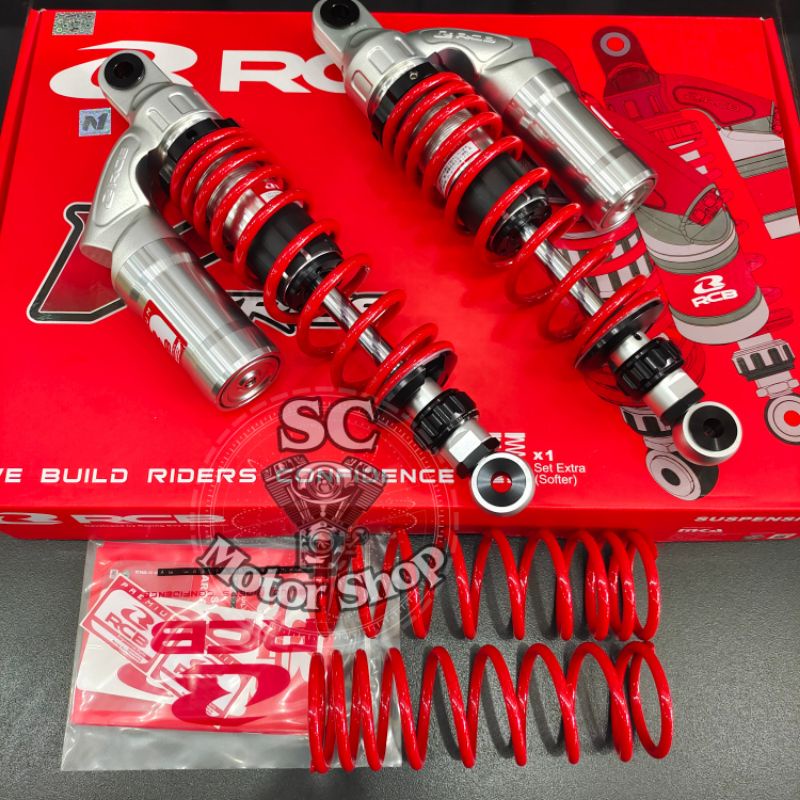 Shock tabung RCB click rebound VS series 335mm rx king - tiger - verza - supra x 125