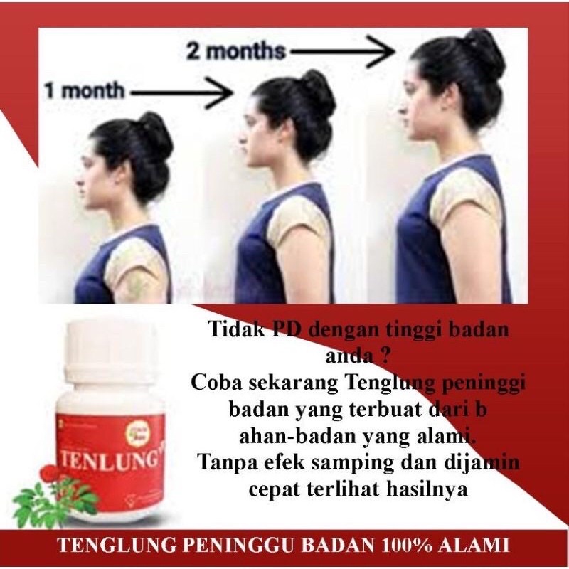 [Bisa COD] Supplement Peninggi Badan Ampuh BPOM Glow Up Super Cepat