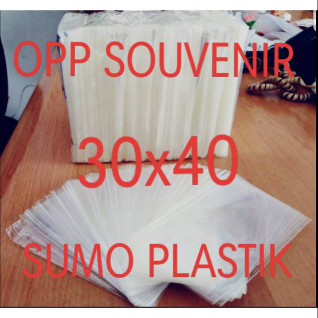 

PLASTIK OPP SOUVENIR 250 GRAM 30x40