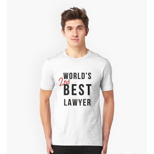 Premium Tshirt Lawyer - Tshirt Best Lawyer - Kaos Pengacara