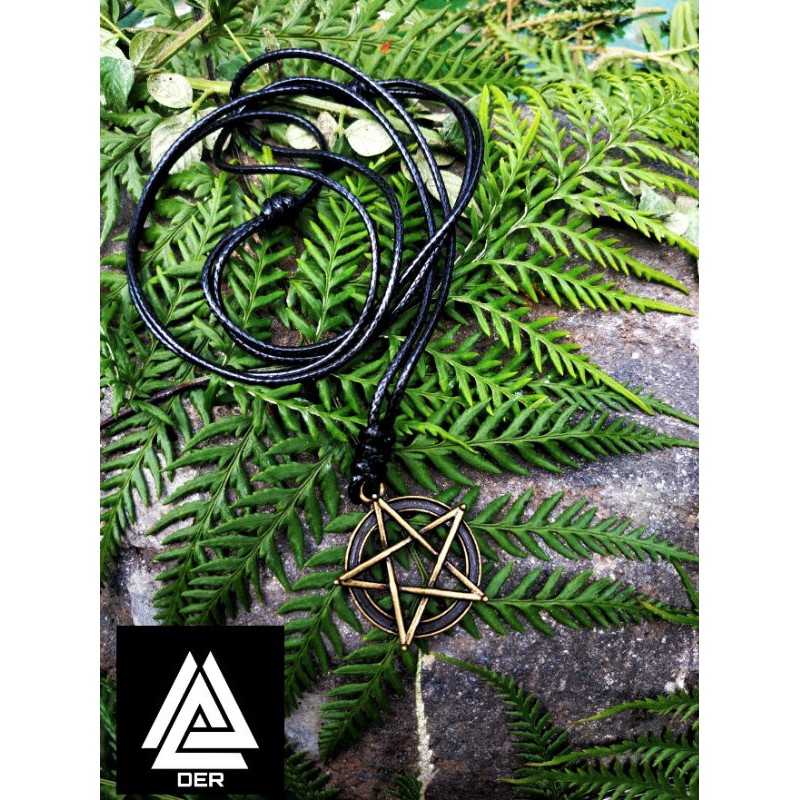 Kalung Bintang 666 bronze /kalung distro /kalung pria wanita