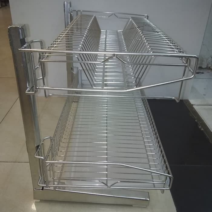 Rak piring gantung full sus 304 / rak tiris gantung stainless 304