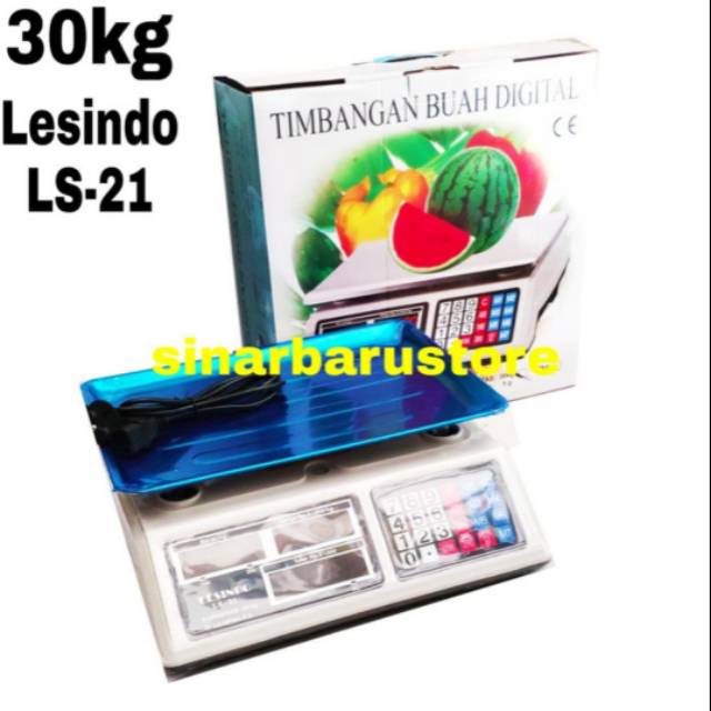 TIMBANGAN BUAH/ LAUNDRY DIGITAL 30KG LESINDO
