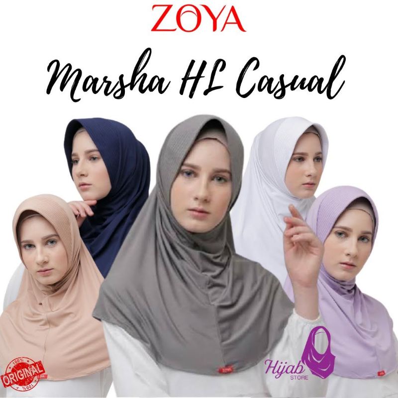 HIJAB INSTAN BERGO ZOYA MARSHA HL CASUAL