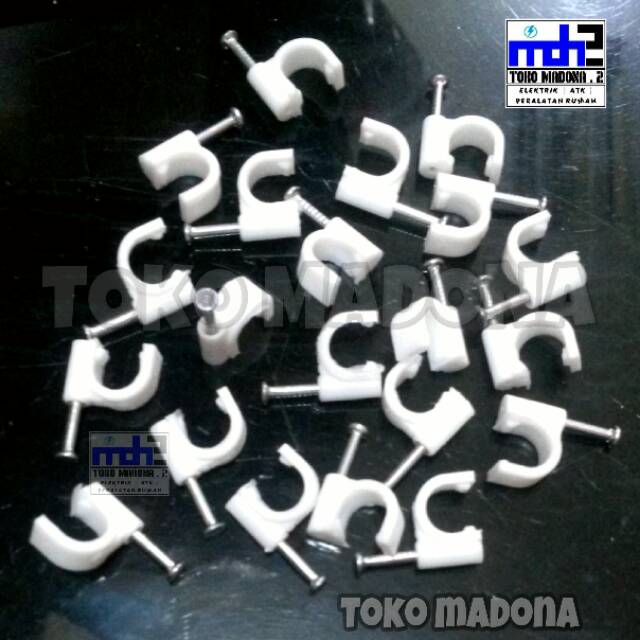 Klem Kabel 8 mm Merk VISALUX , Klem Kabel Lampu Tumblr Lampu Hias Natal