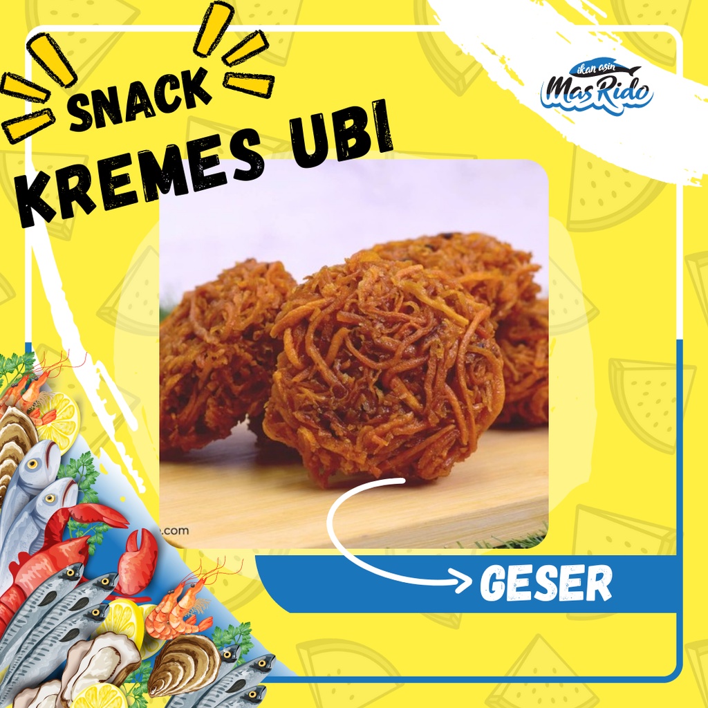

Kremes Ubi Manis Kremesan Ubi Renyah Gurih Cemilan Termurah
