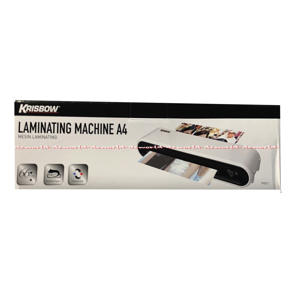 Krisbow Laminating Machine A4 Mesin Laminating Kertas Plastik Laminator A 4