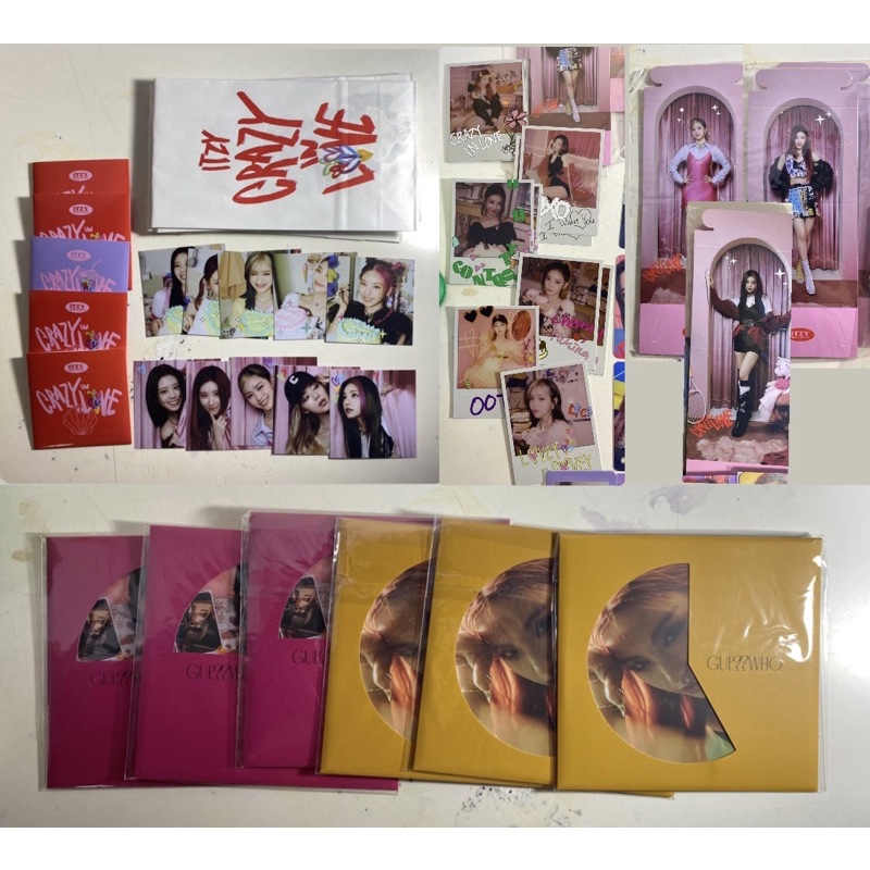 [READY] OFFICIAL PHOTOCARD STANDEE POLAROID POB (1 SET PC) ITZY GUESS WHO CRAZY IN LOVE PREORDER BEN