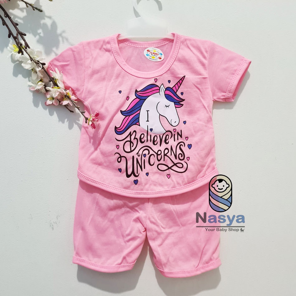 [N-101] Baju Bayi New Born Kombinasi / Setelan sehari-hari anak perempuan (0-6 bulan)