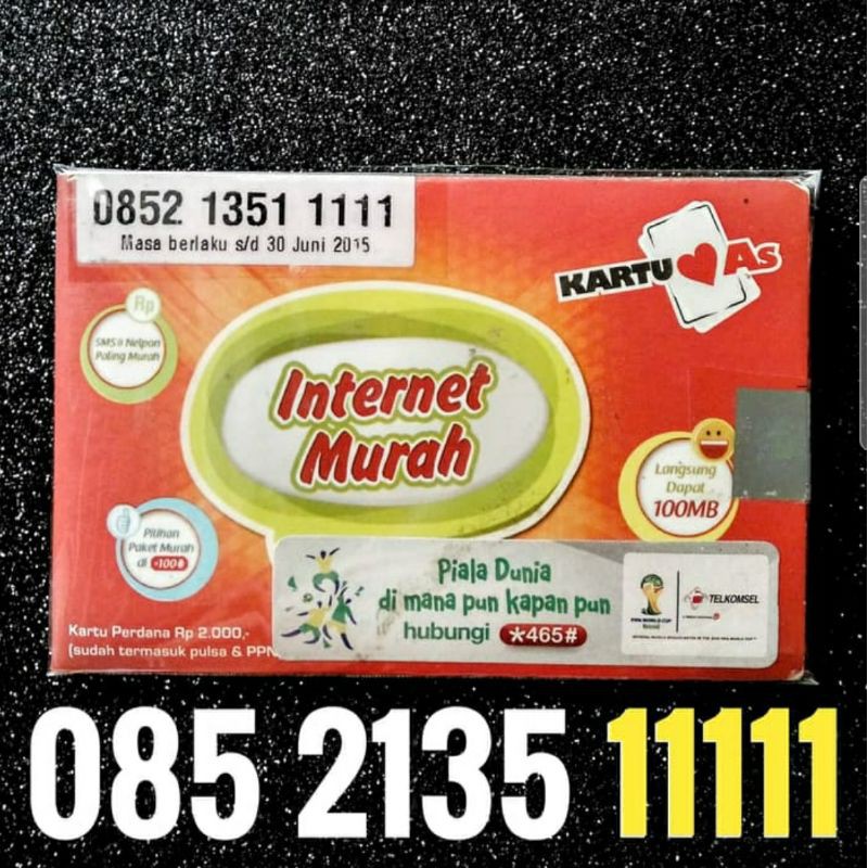 Nomor cantik perdana telkomsel kartu as panca 11111 2222 33333 44444 55555 66666 77777 88888 99999