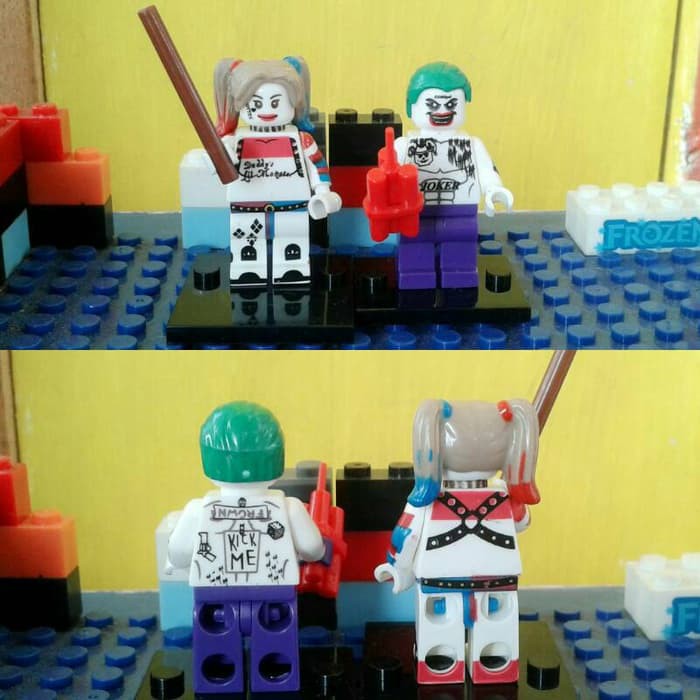 Stok Ready Gelang lego couple joker   harley quinn Berkualitas