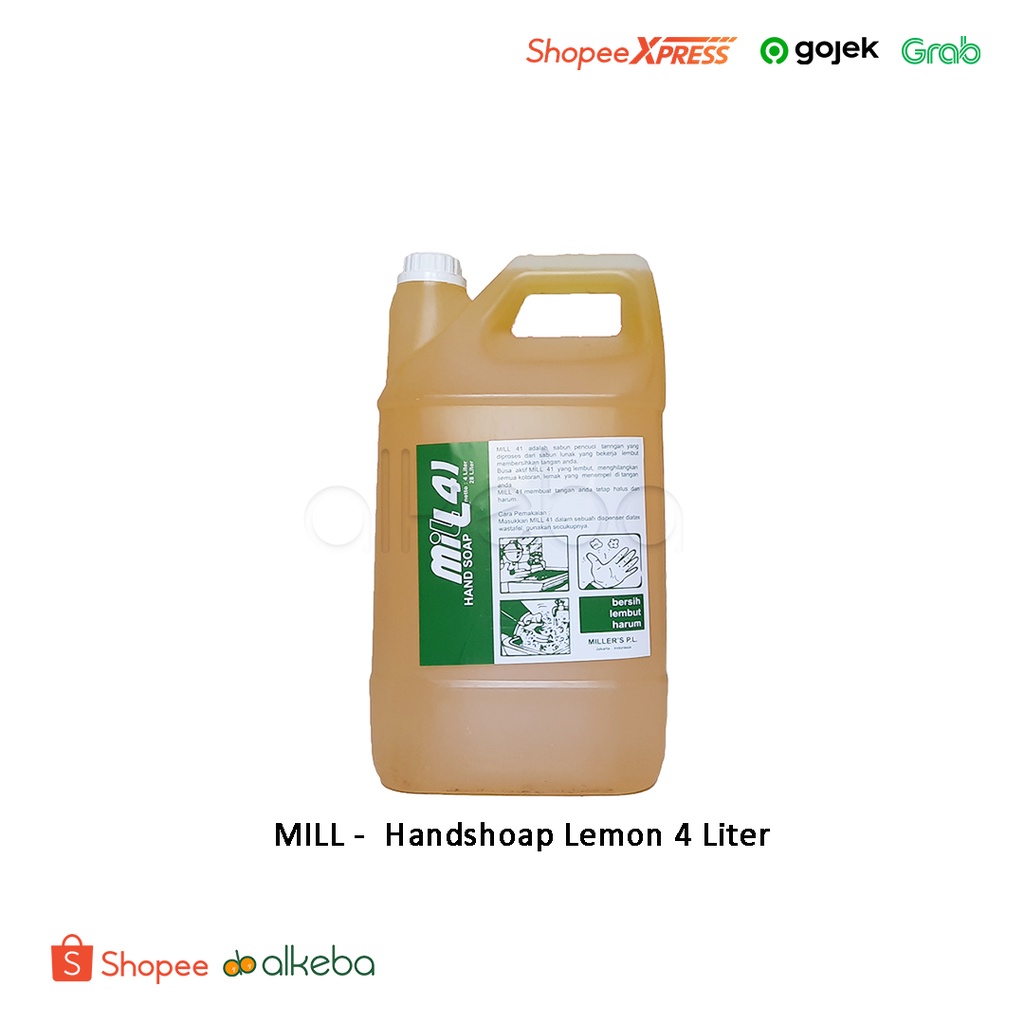 HAND SOAP MILL 41 4 LITER / Handsoap Galon SABUN CUCI TANGAN LEMON