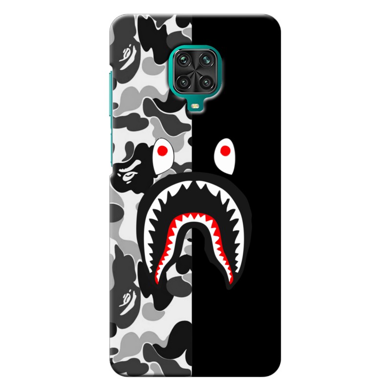 Case bape shark xiaomi redmi note 9 pro/note 9/8 pro/redmi 8/ redmi 8a/ k20 dll