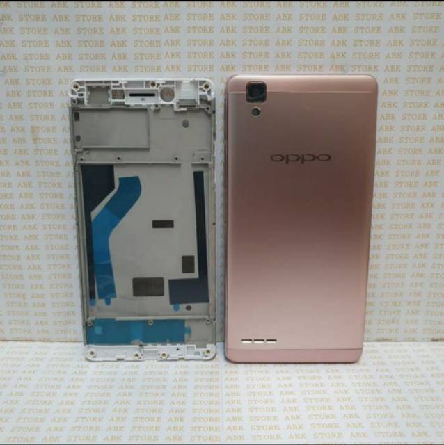 Back Casing Kesing Housing OPPO F1 | F1f Fullset + Frame tatakan Lcd