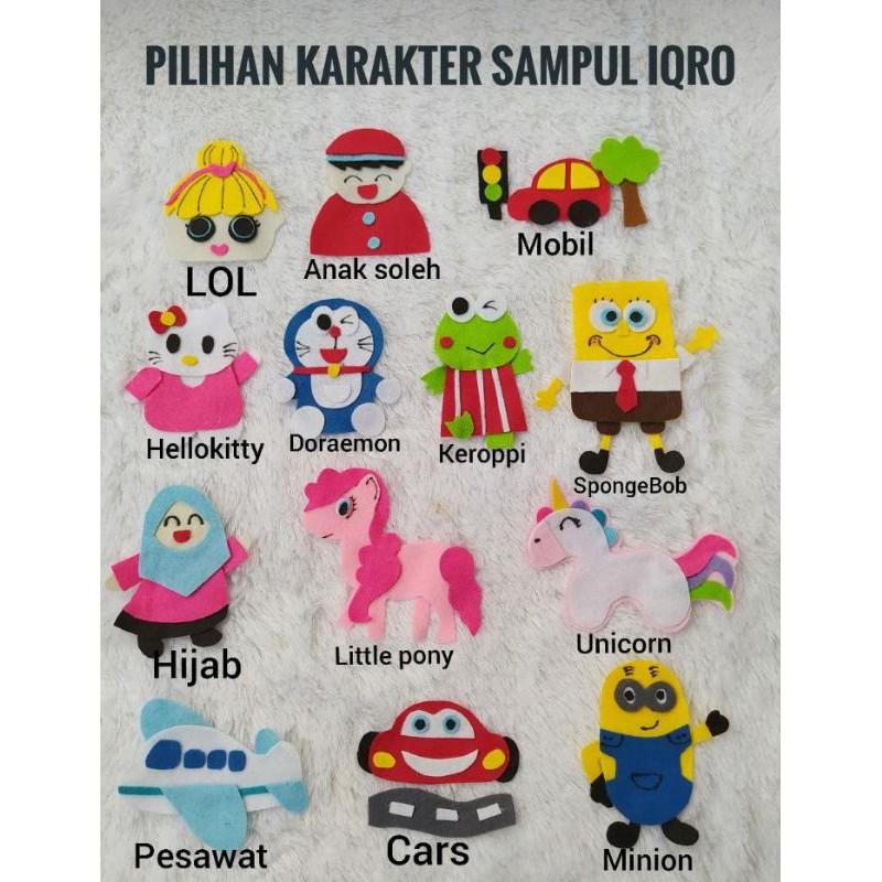 

iqra dan sampul nama karakter