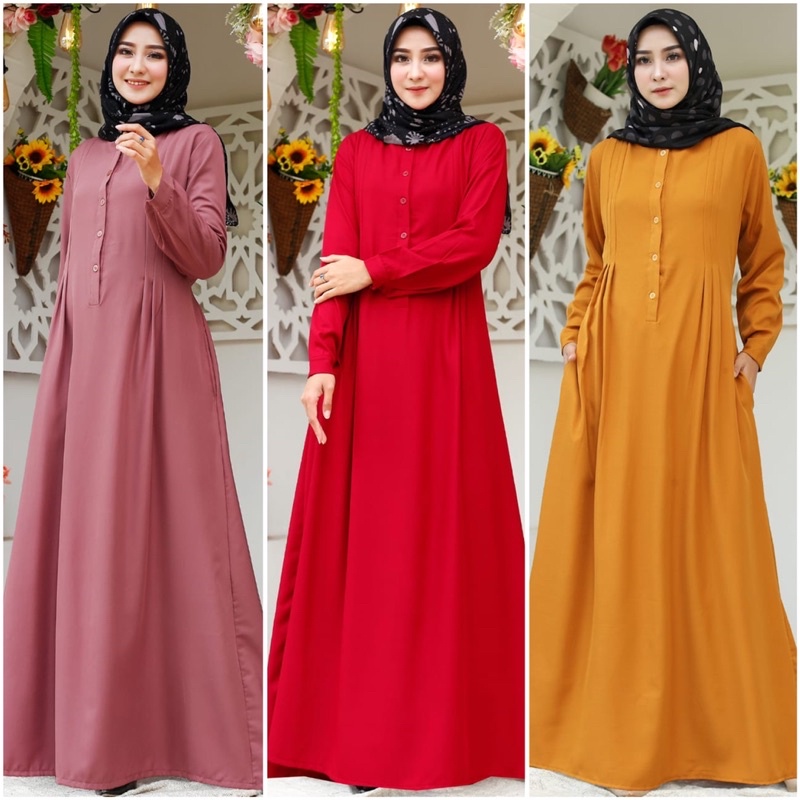 GAMIS POLOS SHAKILA PREMIUM