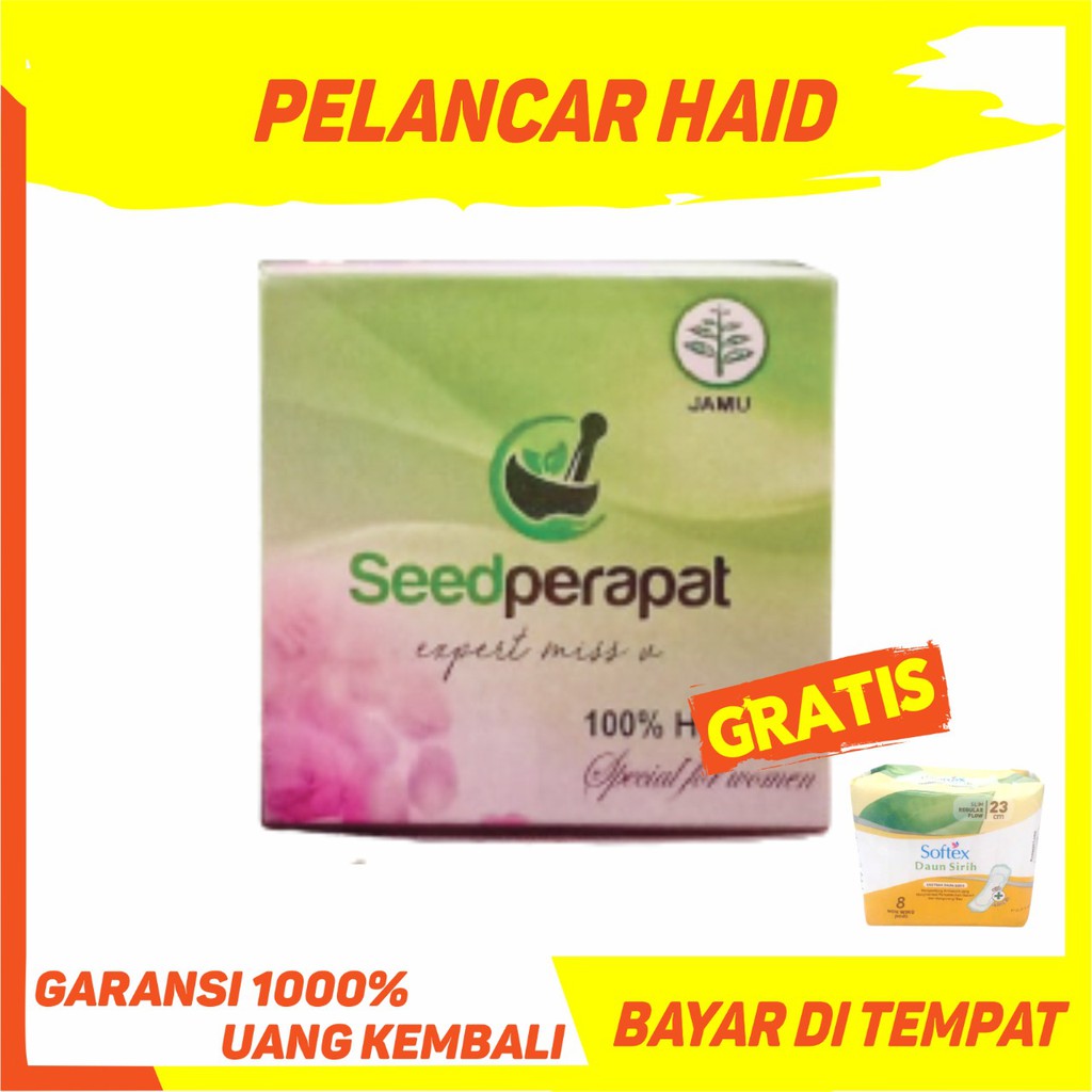 SEED PERAPAT OBAT PELANCAR HAID AMPUH MELANCARKAN HAID JAMU LANCAR HAID PEREDA NYERI OBAT CEPAT HAID