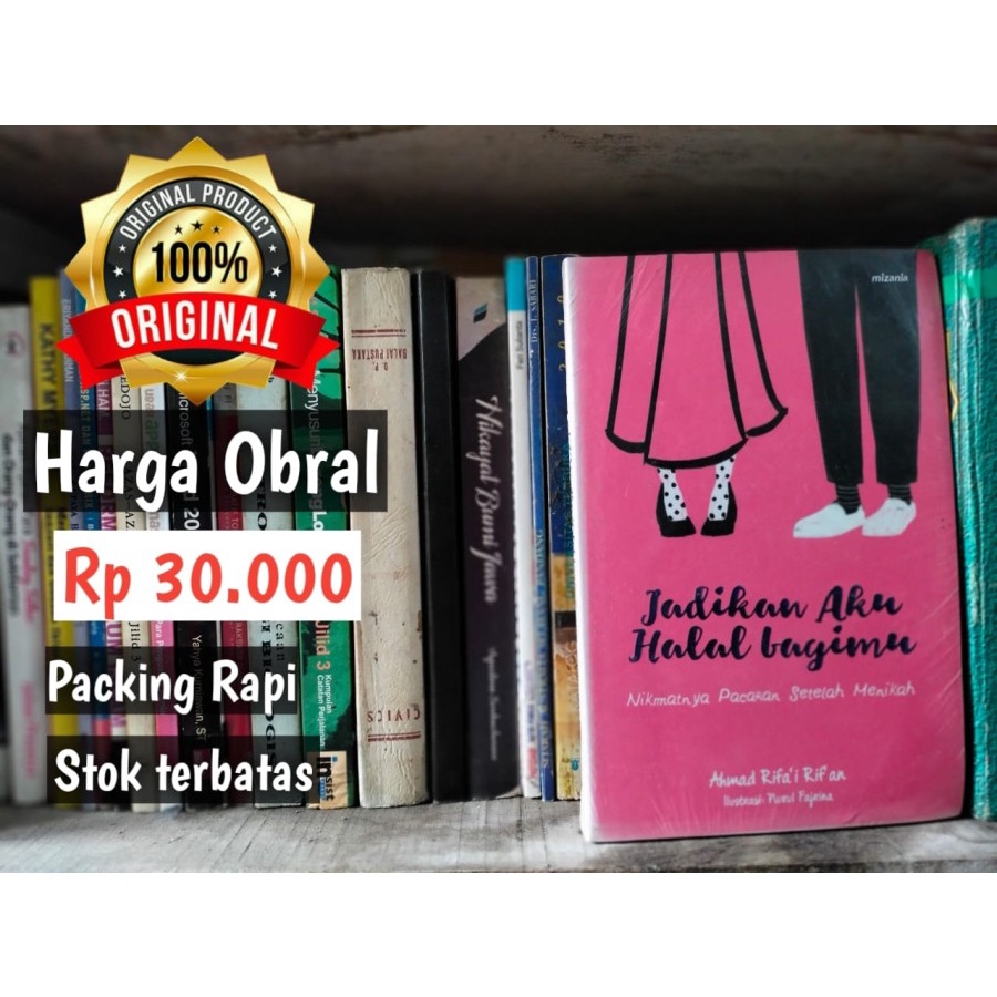 Jual OBRAL BUKU Jadikan Aku Halal Bagimu - Ahmad Rifai Rifan - ORI BM ...