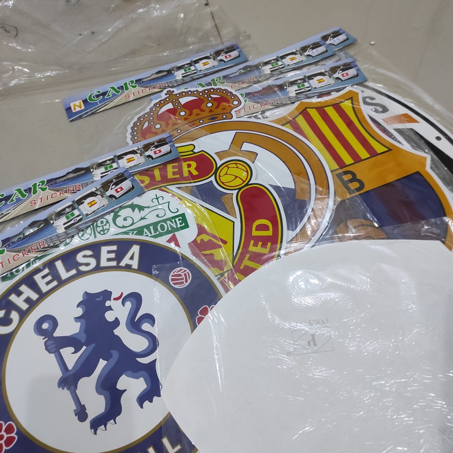 Tempelan sticker stiker mobil Logo klub club sepak bola fc chelsea celsi fc