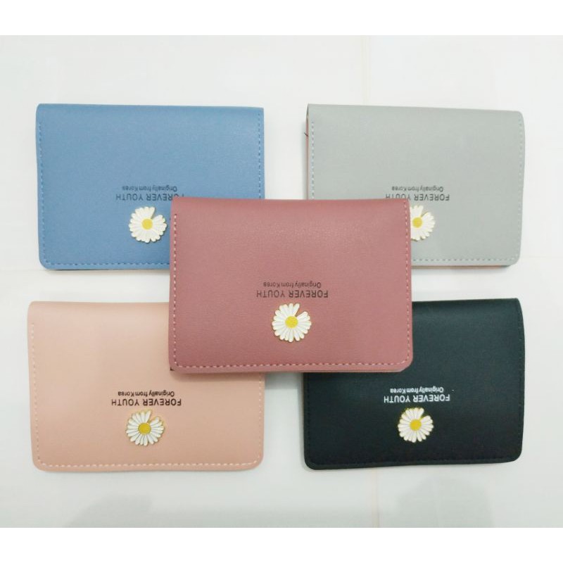 Dompet kecil Lipat Wanita karakter bunga Lucu Import/dompet murah/dompet kekinian/dompet fashion